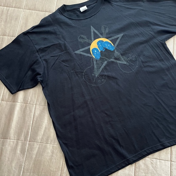 Vintage Blue Man Group How To Be A Megastar 2.1 Live! Tour Shirt Sz 2XL/ Black - Picture 9 of 9